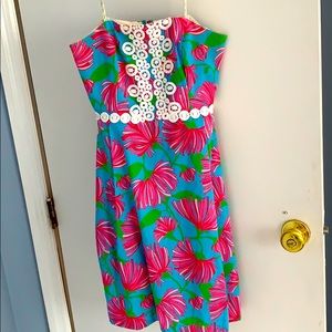 Lilly Pulitzer strapless dress